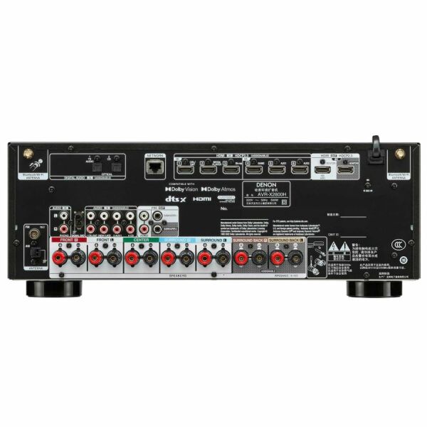 Denon AVR-X2800H 7.2 Ch. 8K AV Receiver Siyah