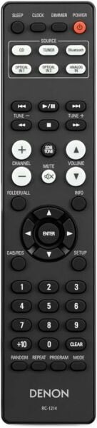 Denon RCD M 41 Micro HiFi CD&Bluetooth Receiver Siyah