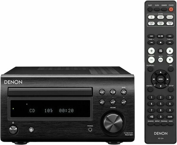 Denon RCD M 41 Micro HiFi CD&Bluetooth Receiver Siyah
