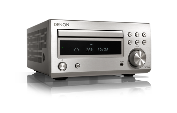 Denon RCD M 41 Micro HiFi CD&Bluetooth Receiver Silver