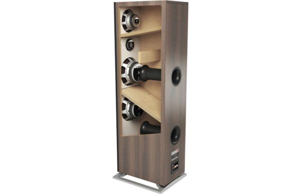 Dali Oberon 9 Kule Tipi Hoparlör Çift Walnut