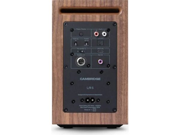 Cambridge Audio L/RS Gelişmiş Aktif Stereo Hoparlör Walnut (Çift Fiyatı)