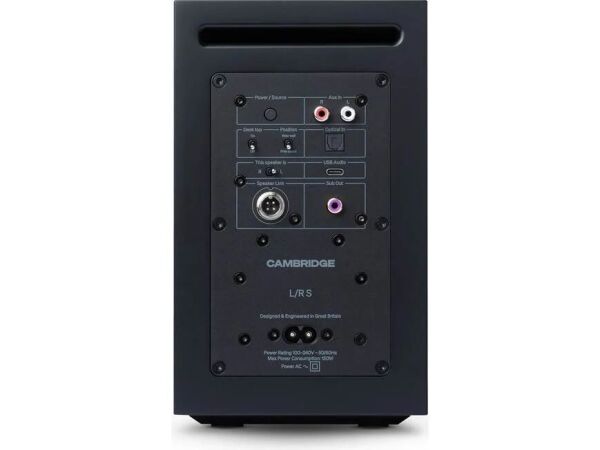 Cambridge Audio L/RS Gelişmiş Aktif Stereo Hoparlör Siyah (Çift Fiyatı)