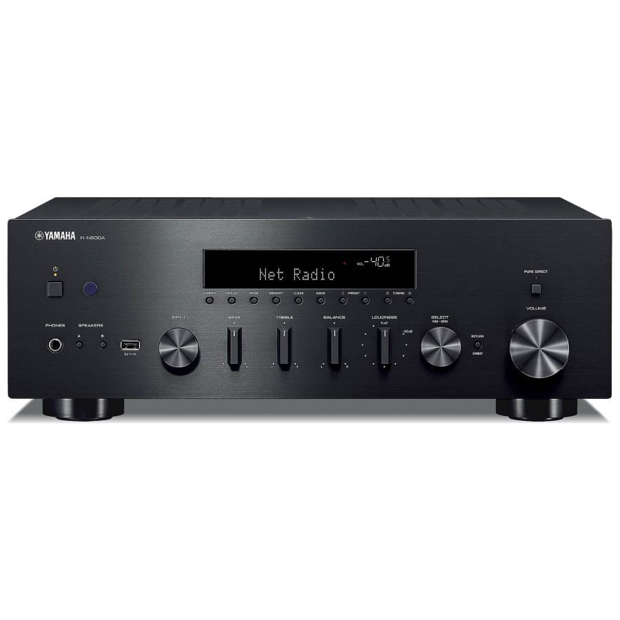 Yamaha R-N600A MusicCast Network Stereo Receiver Siyah