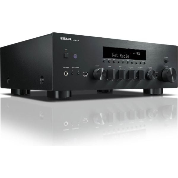 Yamaha R-N600A Musiccast Network Stereo Receiver Siyah