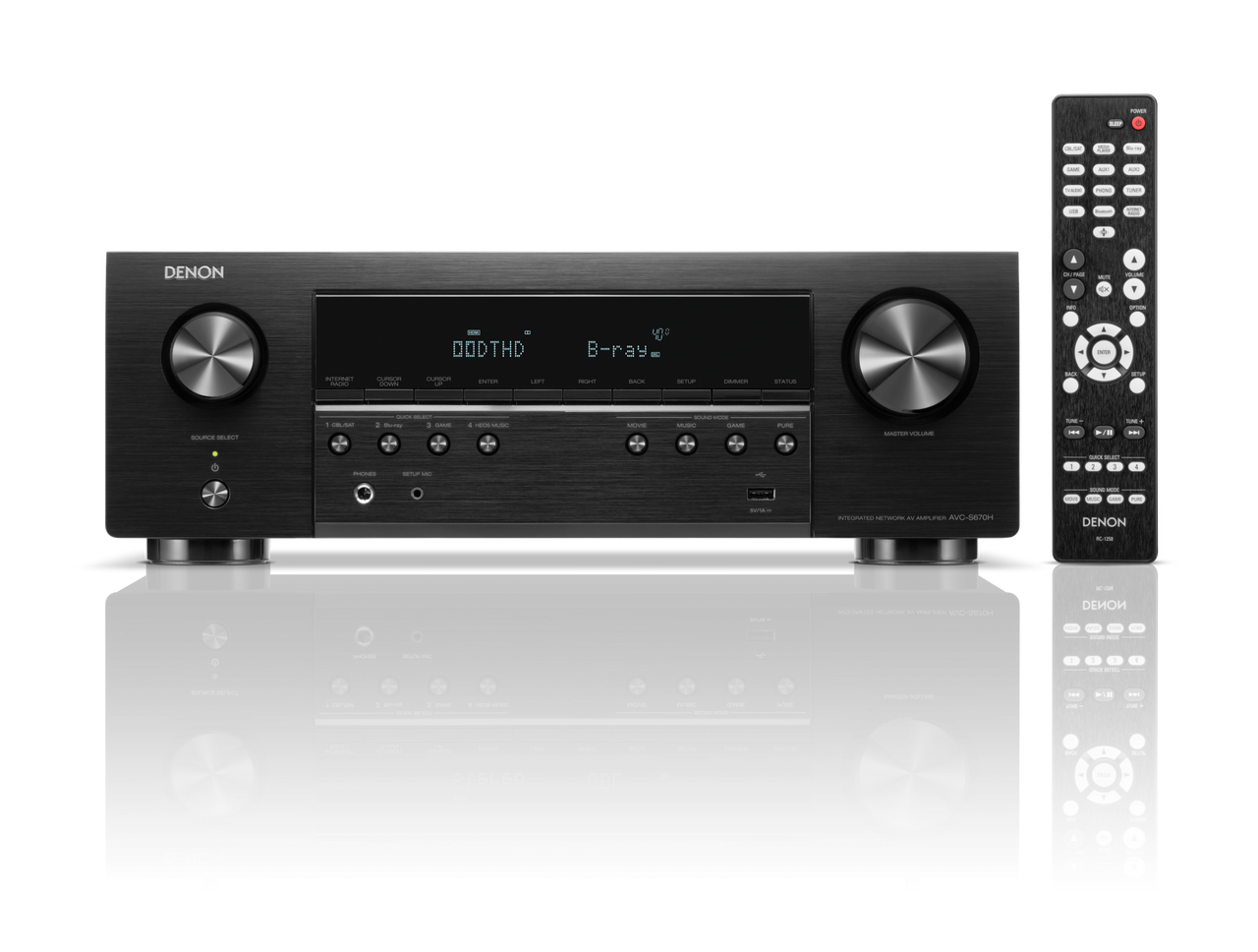 DENON AVC-S670H 5.2 8K AV Receiver with HEOS