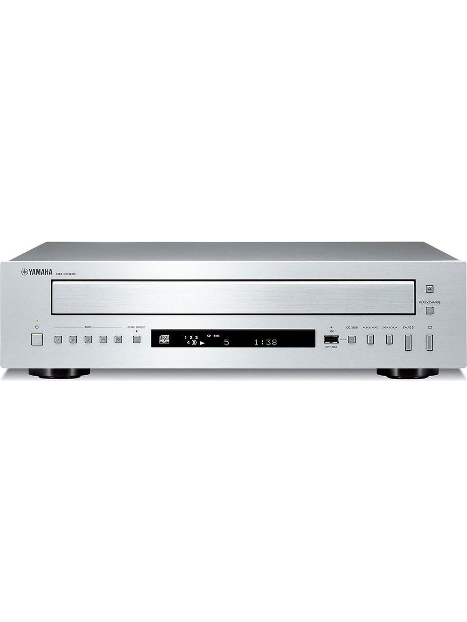 Yamaha CD-C603 5'Lİ CD Player Gri