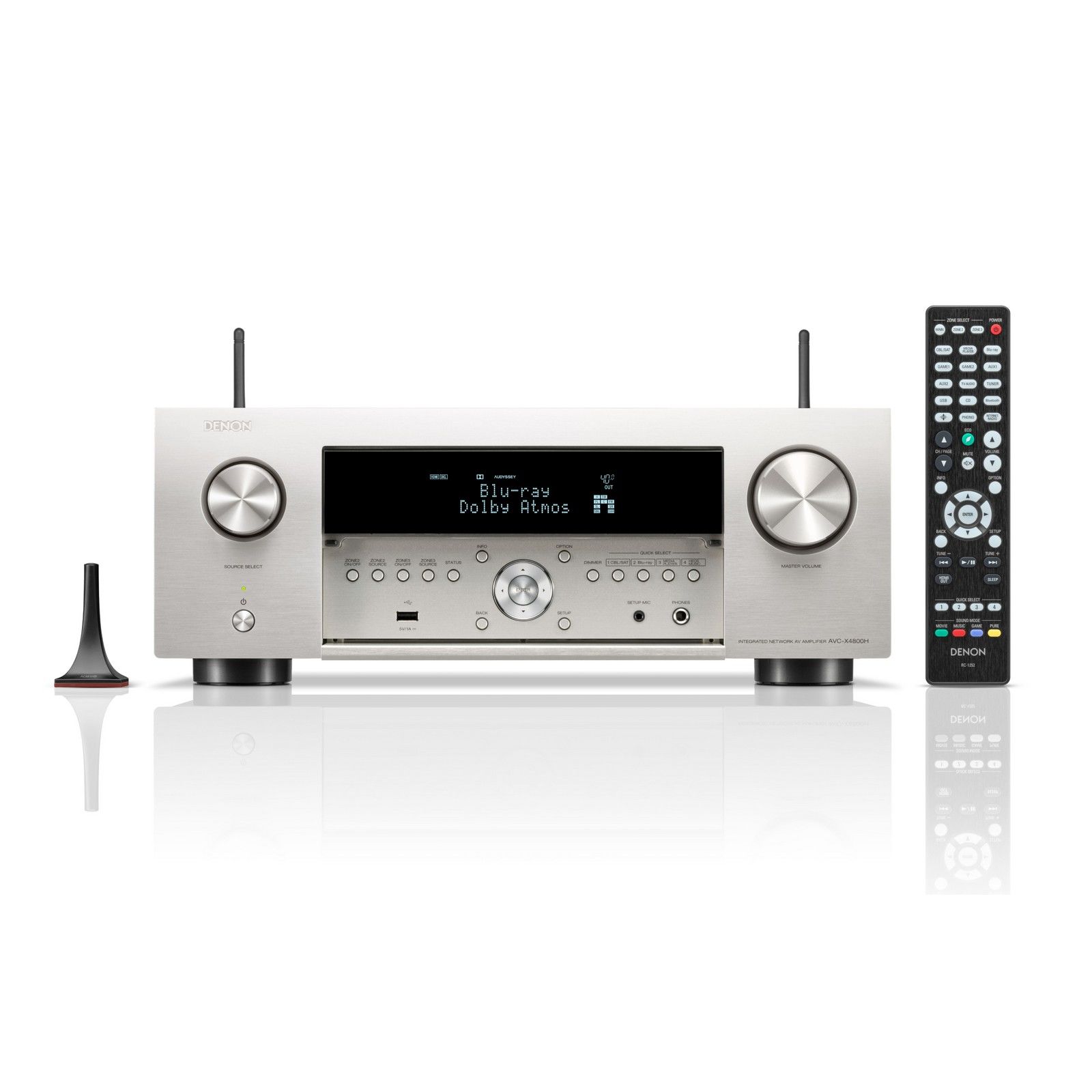 Denon AVC-X4800H 9.4 Kanal 8K AV Receiver Gümüş