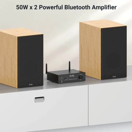 ARYLİC B50 BLUETOOTH STEREO AMPLİFİER WİTH AUDİO TRANSMİTTER
