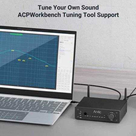 ARYLİC B50 BLUETOOTH STEREO AMPLİFİER WİTH AUDİO TRANSMİTTER