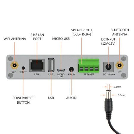 ARYLİC A30+ 30W x 2 WİFİ MİNİ  STEREO AMPLİFİER