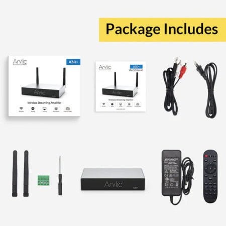 Arylic A30+ 2x30W Wi-Fi Mini Stereo Amplifikatör