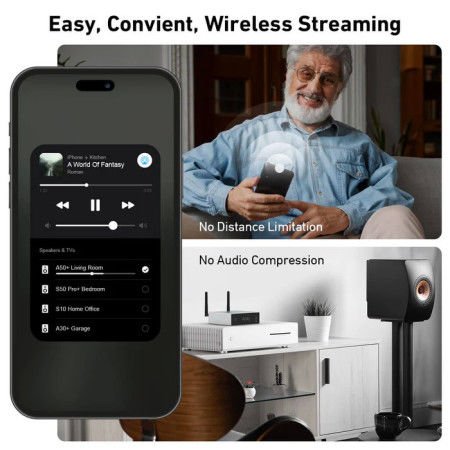 Arylic A50+ 2x50W Streaming Amplifikatör
