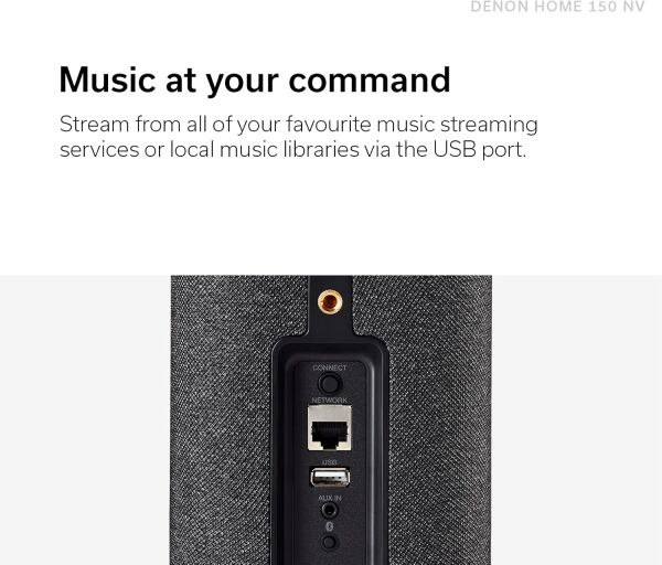 Denon Home 150NV Network Hoparlör Siyah ( Elektrik ile Çalışır )