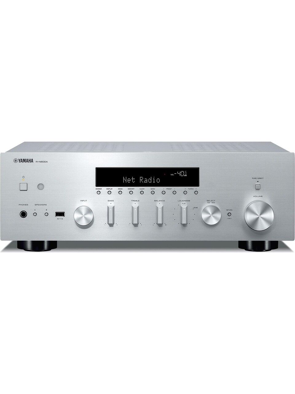 Yamaha R-N600A Musiccast Network Stereo Receiver Gri