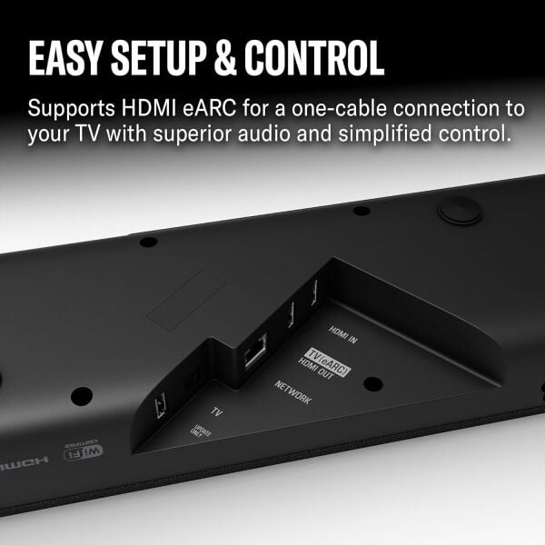 Yamaha SR-X50A True X Bar Soundbar Carbon Grey
